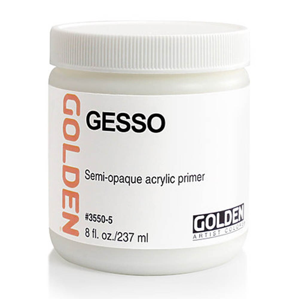 Golden, Acrylic, Gesso, 8 ounce